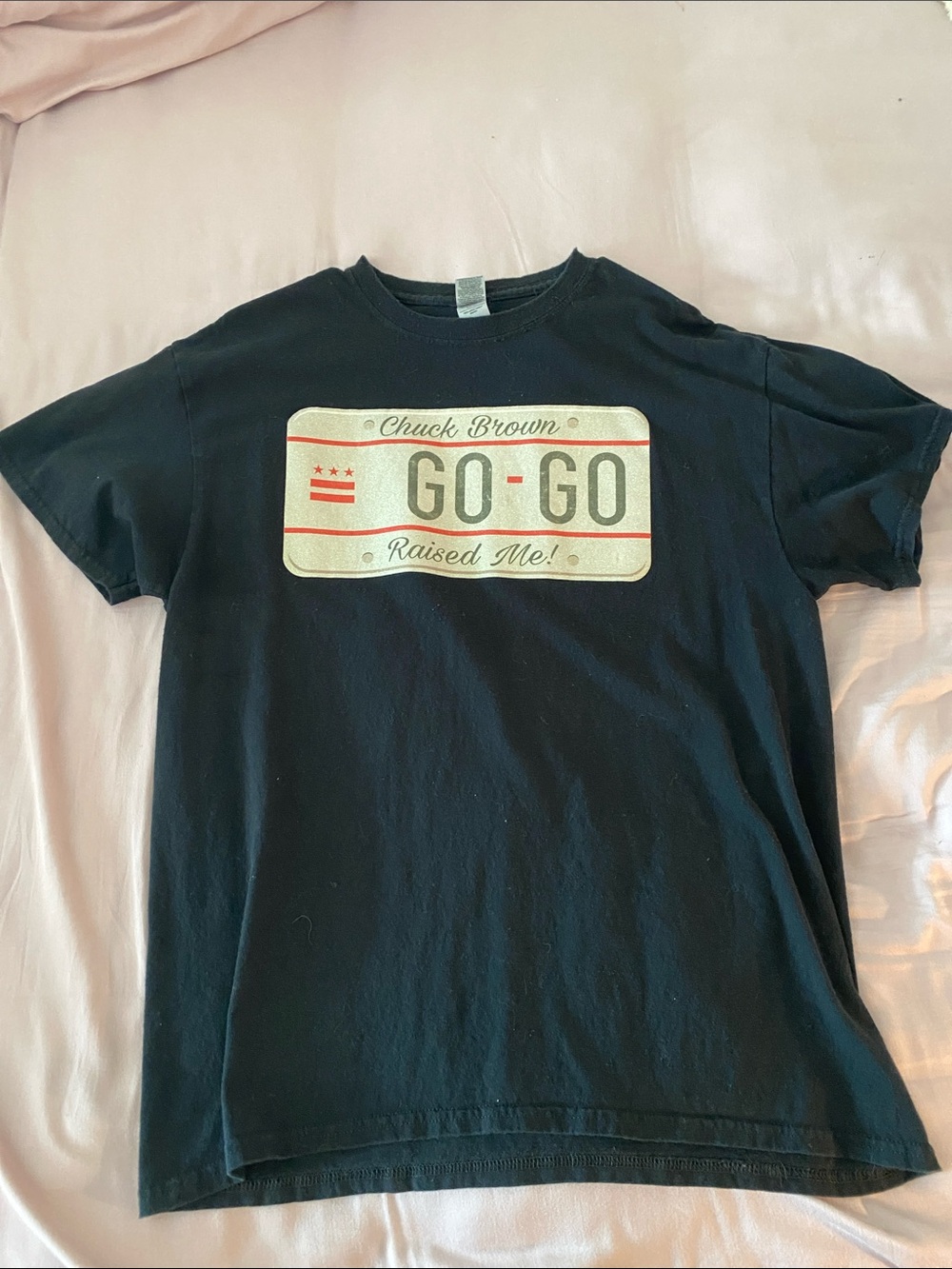 Gildan Black GO-GO Raised Me! Graphic Tee